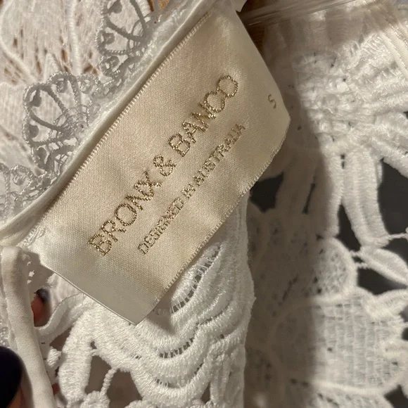 MAIA MINI DRESS IN WHITE Bronx and Banco Small